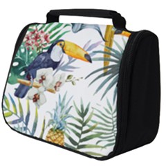 Tropical flowers Full Print Travel Pouch (Big)