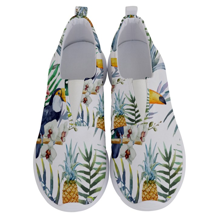 Tropical flowers No Lace Lightweight Shoes