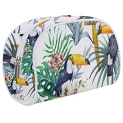 Tropical flowers Makeup Case (Medium)