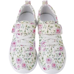 Rose Flowers Men s Velcro Strap Shoes by goljakoff
