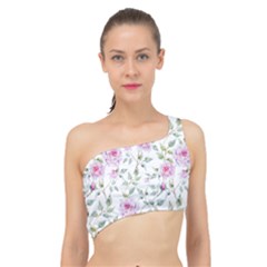 Rose Flowers Spliced Up Bikini Top  by goljakoff