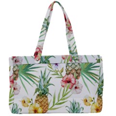 Tropical Pineapples Canvas Work Bag by goljakoff