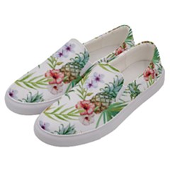 Tropical Pineapples Men s Canvas Slip Ons by goljakoff