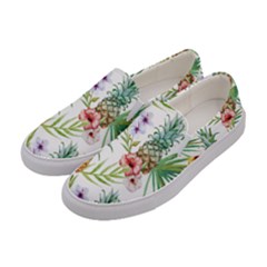 Tropical Pineapples Women s Canvas Slip Ons by goljakoff