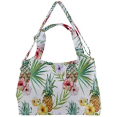 Tropical Pineapples Double Compartment Shoulder Bag