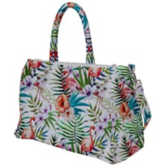 Tropical Flamingo Duffel Travel Bag by goljakoff