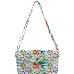Tropical Flamingo Removable Strap Clutch Bag by goljakoff