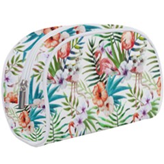 Tropical Flamingo Makeup Case (large) by goljakoff