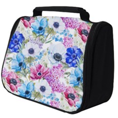 Purple Flowers Full Print Travel Pouch (big) by goljakoff