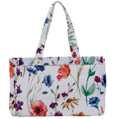 Flowers Canvas Work Bag by goljakoff