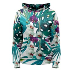 Tropical Flowers Women s Pullover Hoodie by goljakoff