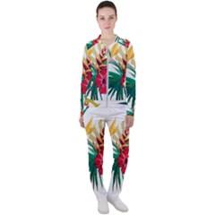 Tropical Flowers Casual Jacket And Pants Set by goljakoff