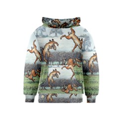 Happy Is The Hare At Morning - By Larenard Kids  Pullover Hoodie by LaRenard