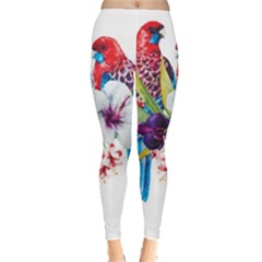 Tropical Parrots Leggings  by goljakoff