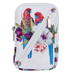 Tropical Parrots Belt Pouch Bag (small)
