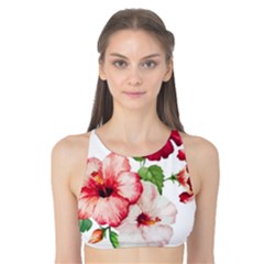 Flawers Tank Bikini Top by goljakoff