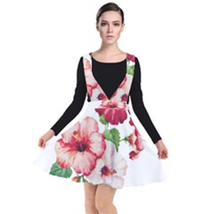 Flawers Plunge Pinafore Dress