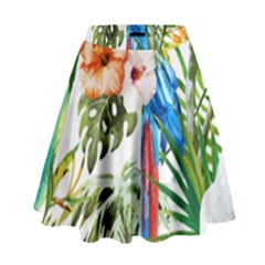 Jungle High Waist Skirt by goljakoff