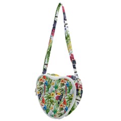 Jungle Birds Heart Shoulder Bag