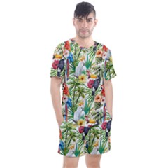 Jungle birds Men s Mesh Tee and Shorts Set