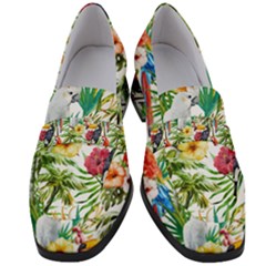 Jungle birds Women s Chunky Heel Loafers