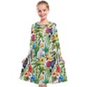 Jungle birds Kids  Midi Sailor Dress View1