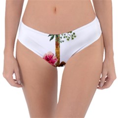 Flowers Anchor Reversible Classic Bikini Bottoms by goljakoff