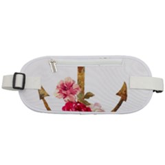 Flowers Anchor Rounded Waist Pouch by goljakoff