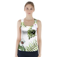 Flowers Racer Back Sports Top by goljakoff