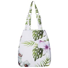 Flowers Center Zip Backpack by goljakoff