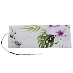 Flowers Roll Up Canvas Pencil Holder (s) by goljakoff