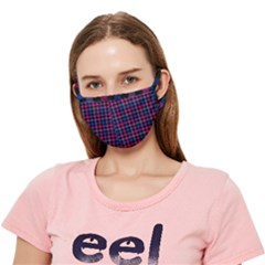 Bisexual Pride Checkered Plaid Crease Cloth Face Mask (adult)