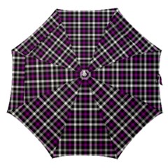 Asexual Pride Checkered Plaid Straight Umbrellas by VernenInk