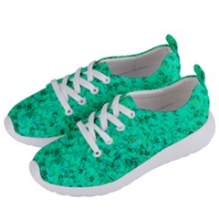 Aqua Marine Glittery Sequins Women s Lightweight Sports Shoes by essentialimage