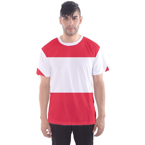 Flag Of Austria Men s Sport Mesh Tee by FlagGallery