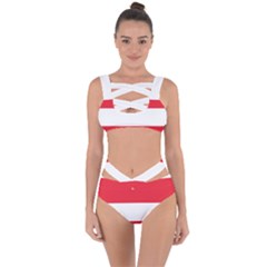 Flag Of Austria Bandaged Up Bikini Set  by FlagGallery