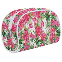 Pink Flowers Makeup Case (medium) by goljakoff