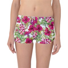 Rose Blossom Reversible Boyleg Bikini Bottoms by goljakoff