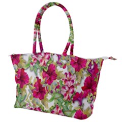 Rose Blossom Canvas Shoulder Bag by goljakoff