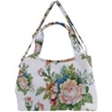 Vintage flowers Double Compartment Shoulder Bag View1