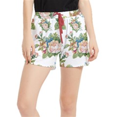 Vintage Flowers Runner Shorts by goljakoff