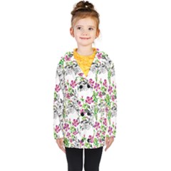 Flowers Kids  Double Breasted Button Coat by goljakoff