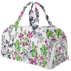 Flowers Burner Gym Duffel Bag by goljakoff