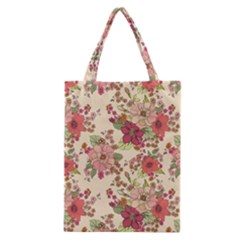 Vintage Garden Flowers Classic Tote Bag by goljakoff