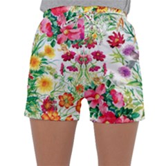 Summer Flowers Sleepwear Shorts by goljakoff