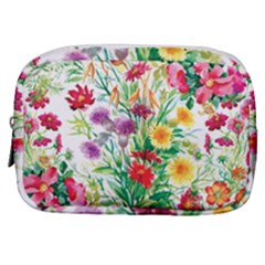 Summer Flowers Make Up Pouch (small) by goljakoff