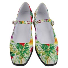 Summer Flowers Women s Mary Jane Shoes by goljakoff