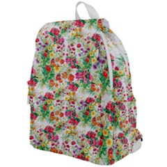 Summer Flowers Pattern Top Flap Backpack by goljakoff