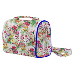 Summer Flowers Pattern Satchel Shoulder Bag by goljakoff