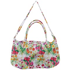 Summer Flowers Pattern Removal Strap Handbag